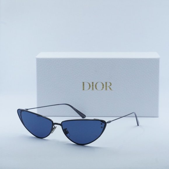 Dior MISSDIOR B1U H4B0 Cat Eye Sunglasses - Gunmetal/Blue - Picture 1 of 10
